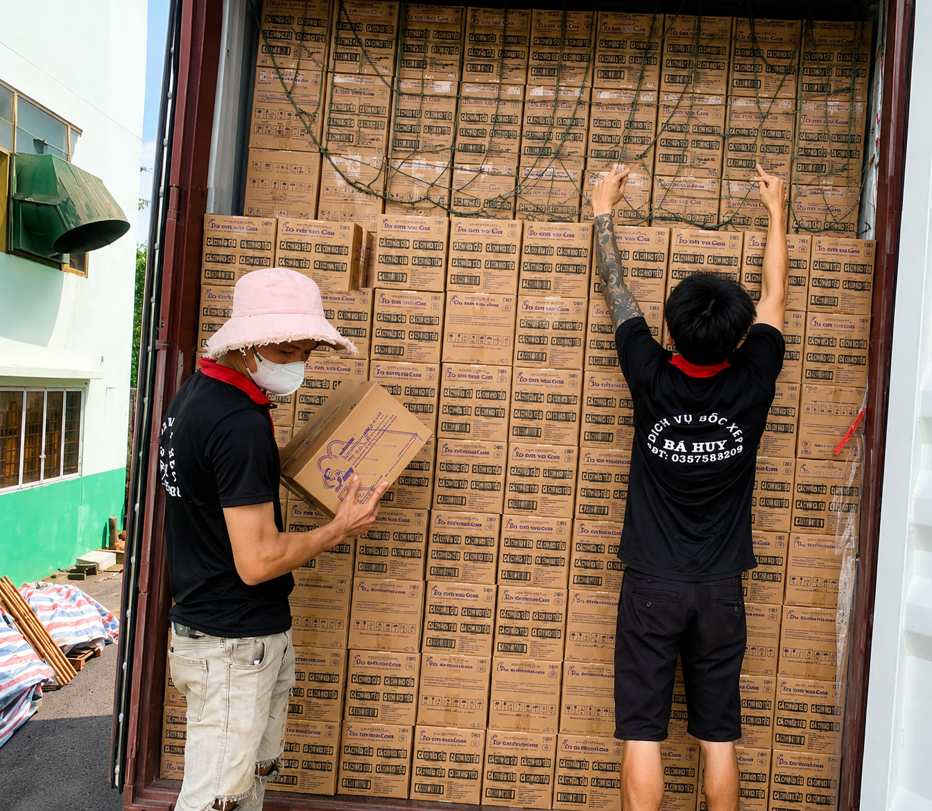 Đội ngũ bốc xếp chuyên nghiệp